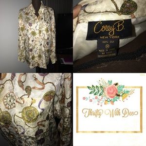 ♥️Sold♥️Corey B New Your Blouse